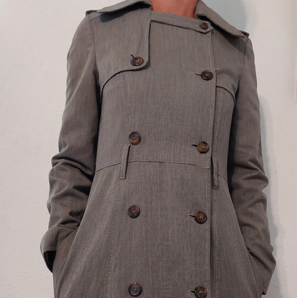 Topshop coat with belt.